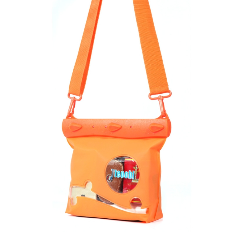 

Tteoobl One-Shoulder Crossbody Drifting Diving Bag Waterproof Sundries Storage Bag, Size: Medium (Orange)