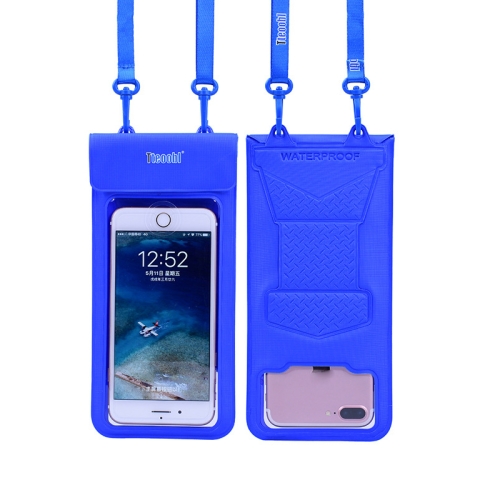 Tteoobl  30m Underwater Mobile Phone Waterproof Bag, Size: Small(Blue)