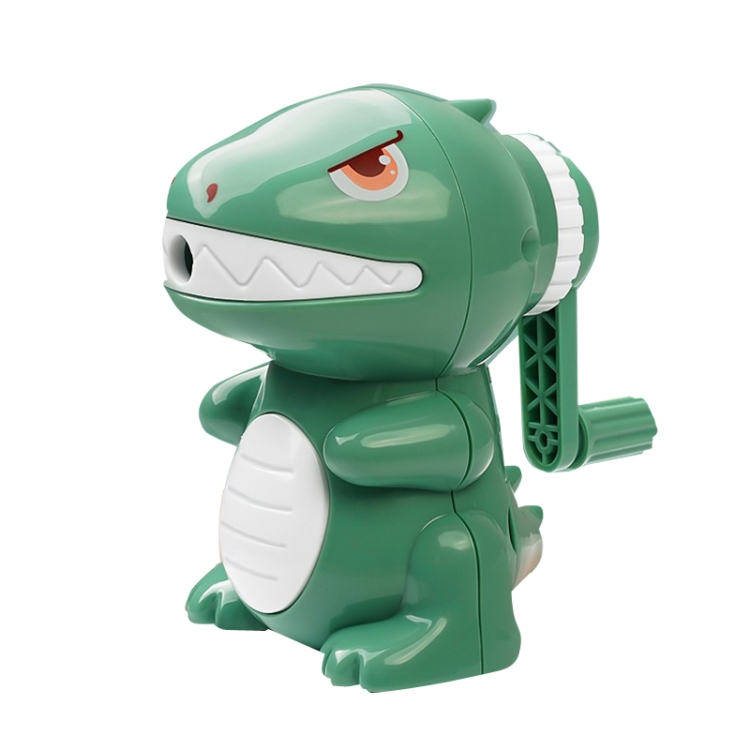 

Cartoon Hand-cranked Automatic Pencil Sharpener, Style: Little Dinosaur (Lauret Green)