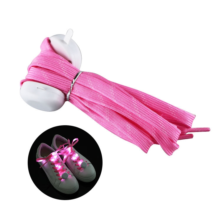 

1 Pair LED Light-up Shoelace Stage Performance Luminous Shoelace,Color: Pink