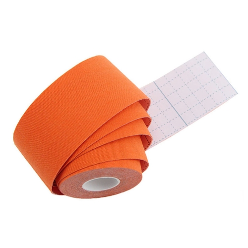 

3 PCS Muscle Tape Physiotherapy Sports Tape Basketball Knee Bandage, Size: 5cm x 5m(Orange)