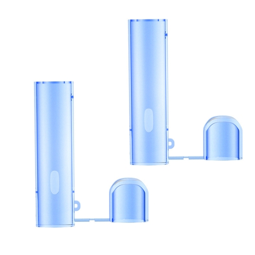 

2PCS For Relx Series 1 / 4 / 5 Electronic Cigarette Stick Transparent Protective Case(Blue)