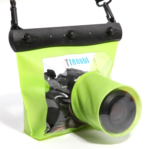 

Tteoobl T-518 20M Underwater Diving Bag Slr Camera Housing Case Pouch Dry Bag L(Green)