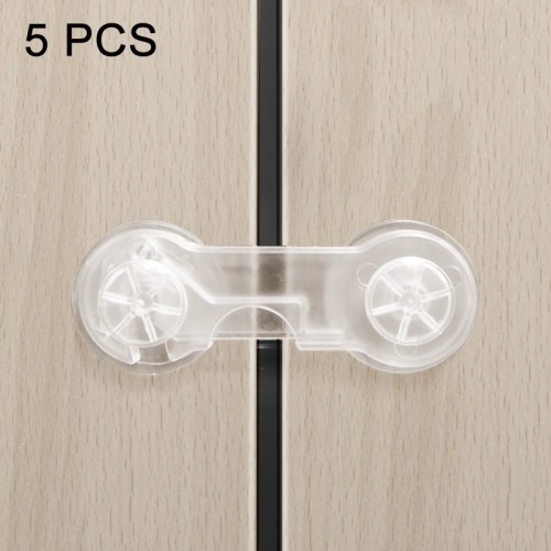 

Pair Lock 5 PCS/Pack Children Drawer Anti-opening Cabinet Door Refrigerator Safety Lock