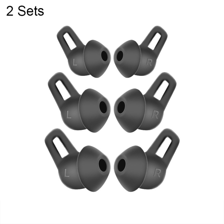 

2 Sets Bluetooth Earphone Ear Cap Silicone Protective Case For Huawei Freelace Pro(Black)