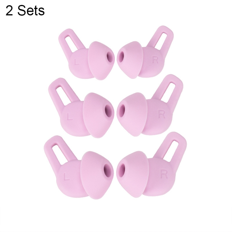 

2 Sets Bluetooth Earphone Ear Cap Silicone Protective Case For Huawei Freelace Pro(Pink)