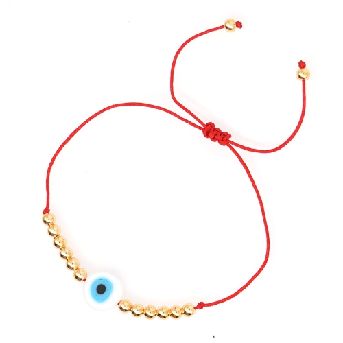 

Ethnic Colored Glass Evil Eye Ladies Bracelet, Color: Qt-B200006A