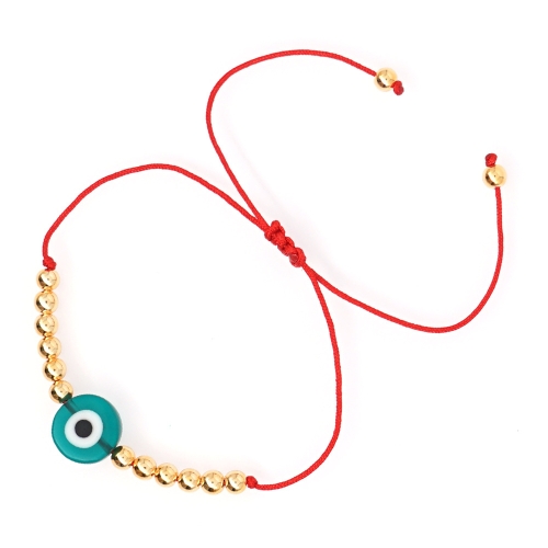 

Ethnic Colored Glass Evil Eye Ladies Bracelet, Color: Qt-B200006B