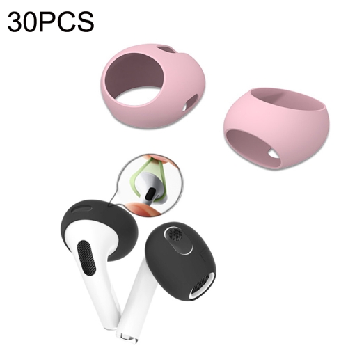

30PCS Earless Ultra Thin Earphone Ear Caps For Apple Airpods Pro(Pink)