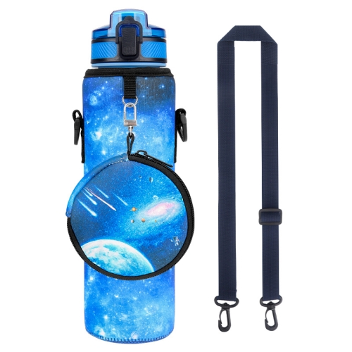 

Half Gallon Neoprene Bottle Cover Thermos Cup Cover With Strap(Starry Sky)