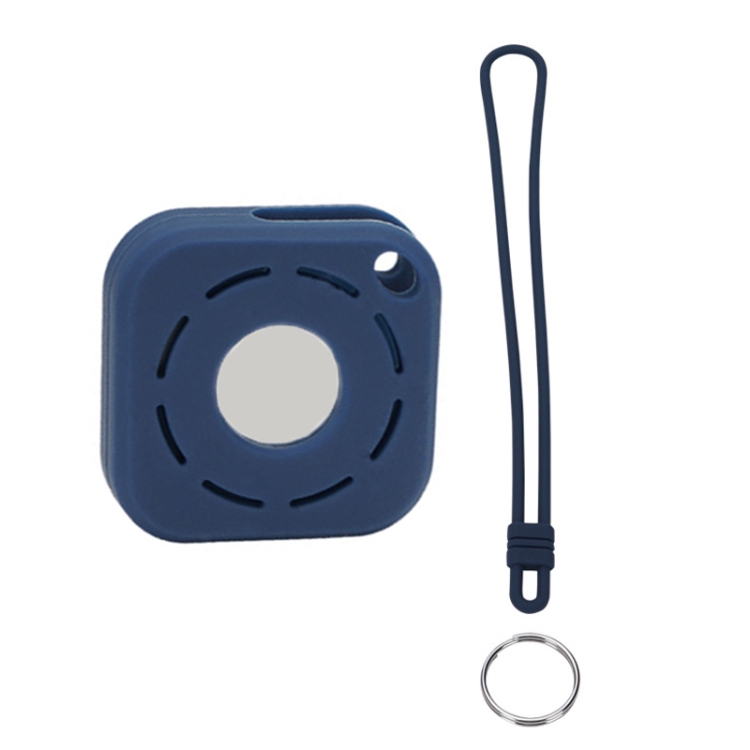 

Tracker Anti-Lost Silicone Case For Airtag, Color: Noon Blue+Lanyard+Key Ring