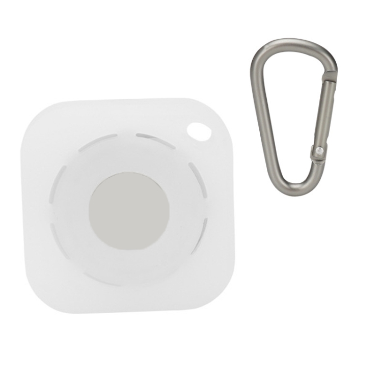 

Tracker Anti-Lost Silicone Case For Airtag, Color: Transparent+D Buckle