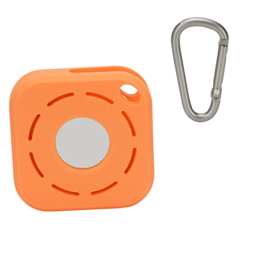 

Tracker Anti-Lost Silicone Case For Airtag, Color: Orange+D Buckle