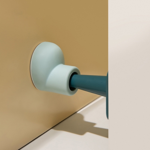 

4 Sets Round Toe Shoe Door Suction Home Silicone Anti-collision Door Blocker(Deep Blue+Light Blue)