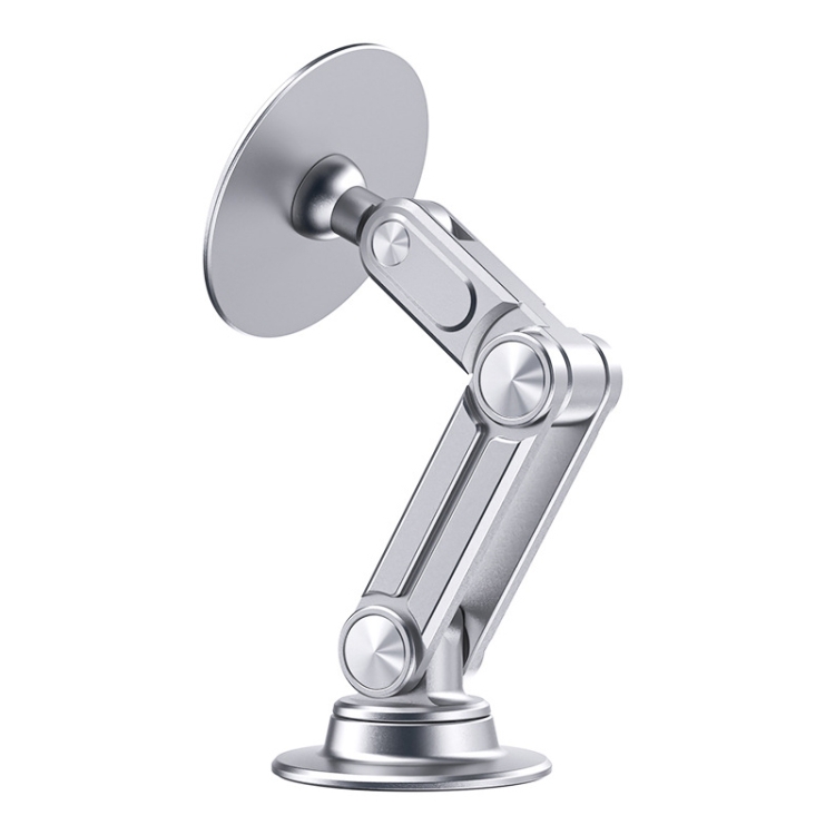 

Aluminum Alloy Rotatable Lift Mobile Phone Holder Car Holder,Style: Magnetic Silver