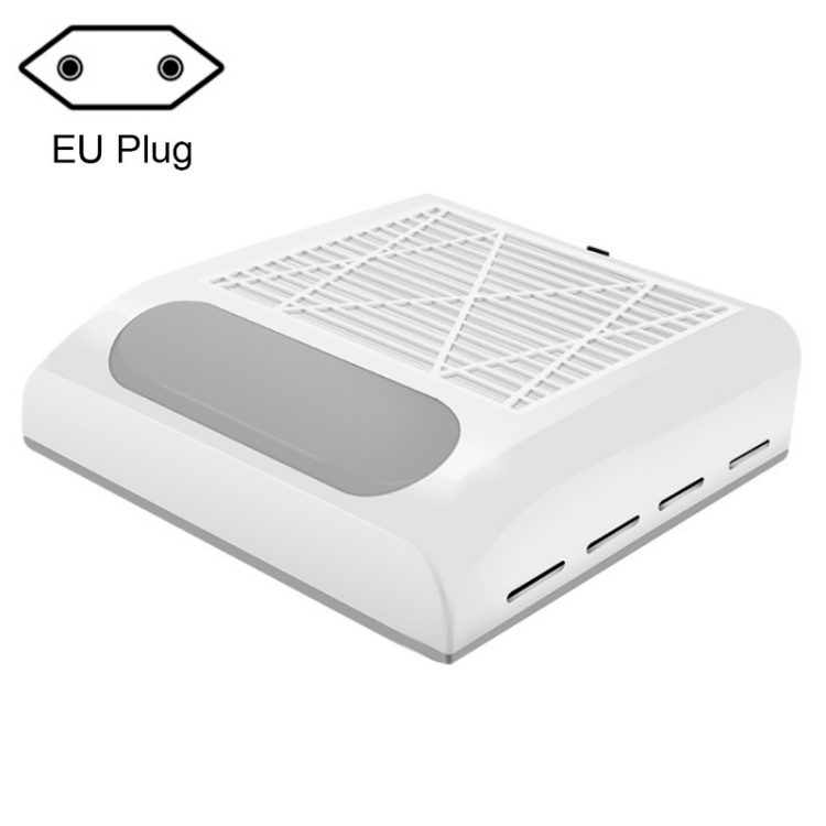 

80W Manicure Vacuum Cleaner With Pull-Out Filter, Specification: EU Plug (White)