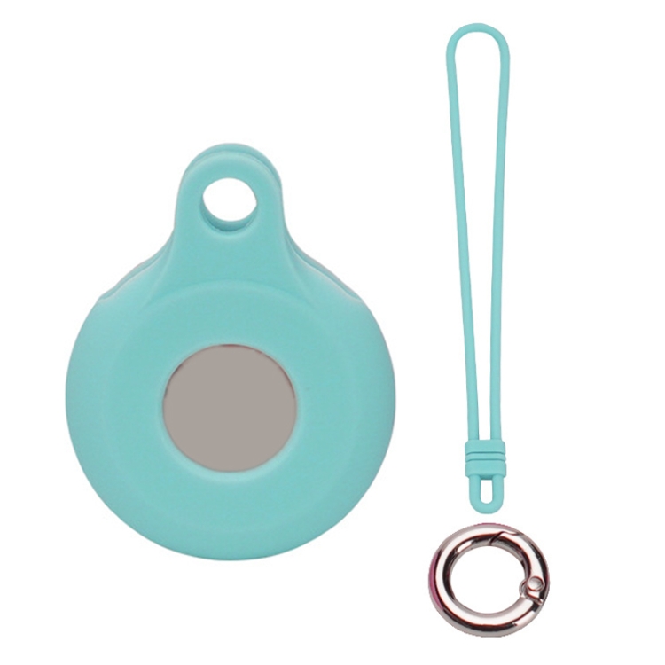 

Locator Storage Silicone Cover With Hand Strap For AirTag, Color: Mint Green