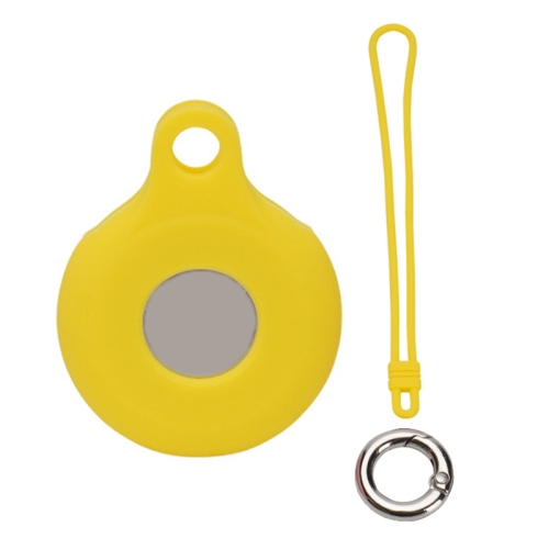 

Locator Storage Silicone Cover With Hand Strap For AirTag, Color: Yellow