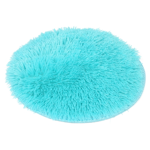 

Autumn And Winter Pet Warm Bed Round Pet Pad, Specification: L(Sky Blue)