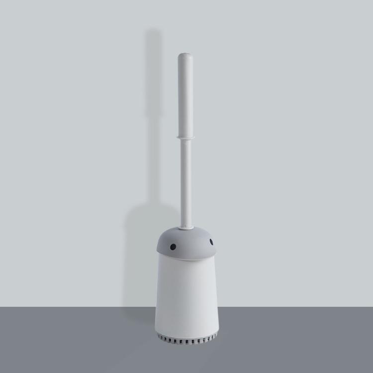 

SM013 Household Toilet Brush Soft Hair Cleaning Brush Toilet Long Handle Brush With Base(Grey)