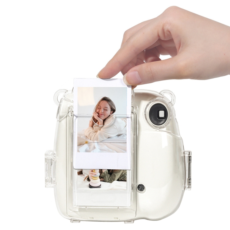 

CAIUL Photo Pouch Transparent Storage Protective Case For FUJIEILM instax Mini7+(Transparent)