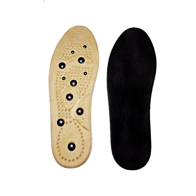 

Memory Cotton Magnetic Massage Insoles, Size: Large 41-46cm(Skin Color)