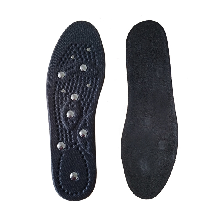 

Memory Cotton Magnetic Massage Insoles, Size: Small 35-40cm(Black)