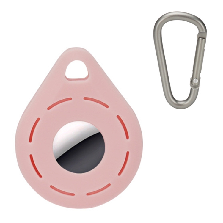 

Location Tracker Anti-Lost Silicone Protective Cover For AirTag, Color: Pink