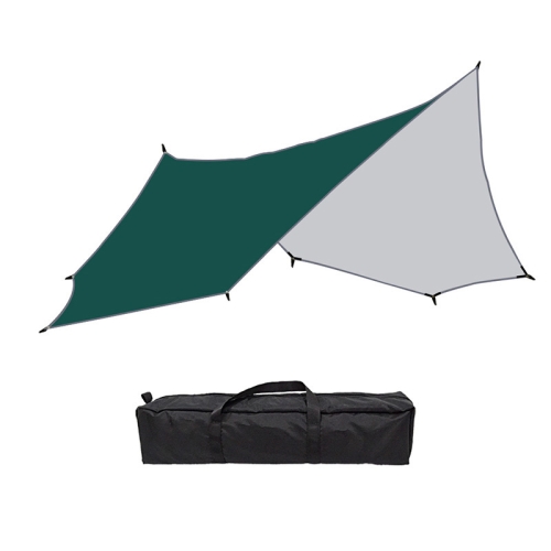

Outdoor Octagonal Curtain Tent Rain and Sun Protection Camping Sunshade Pergola, Color: Green