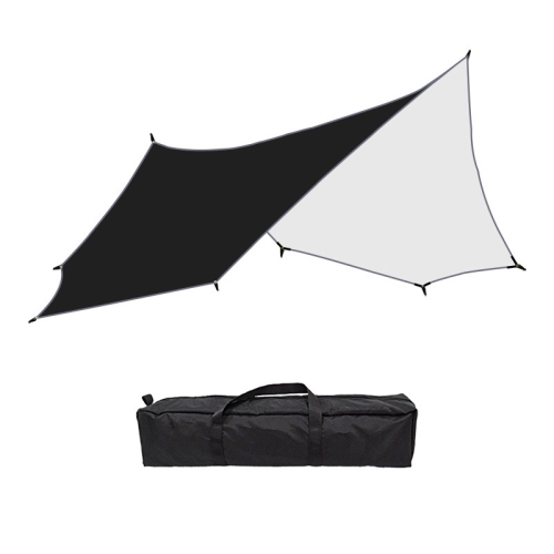 

Outdoor Octagonal Curtain Tent Rain and Sun Protection Camping Sunshade Pergola, Color: Black