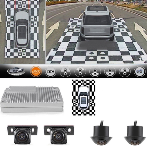 

Car 360 Panoramic Image Driving Recorder HD Parking Assist System 2053 1080P+Cloth