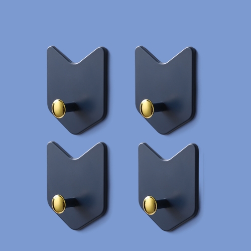 

4 PCS / Set JM066 Arrow-shaped Sticky Hook Behind Door Wall Seamless Hook(Blue)