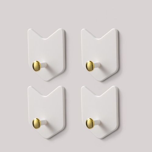 

4 PCS / Set JM066 Arrow-shaped Sticky Hook Behind Door Wall Seamless Hook(White)