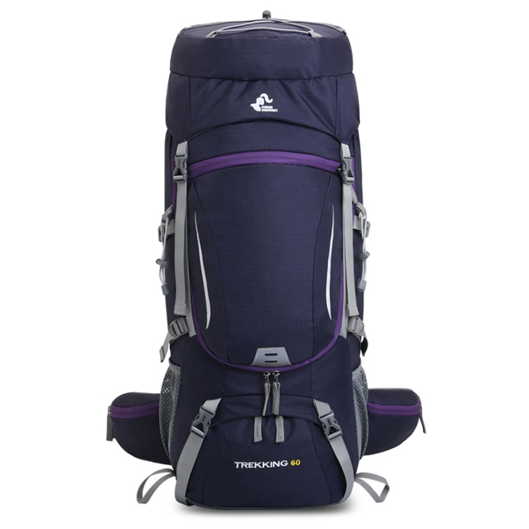 

Free Knight FK0399 60L Outdoor Large-capacity Foldable Waterproof Backpack with Rain Cover(Purple)