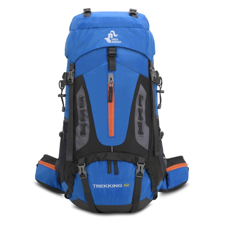

Free Knight FK0397 60L Outdoor Camping Waterproof Climbing Bag With Rain Cover(Light Blue)