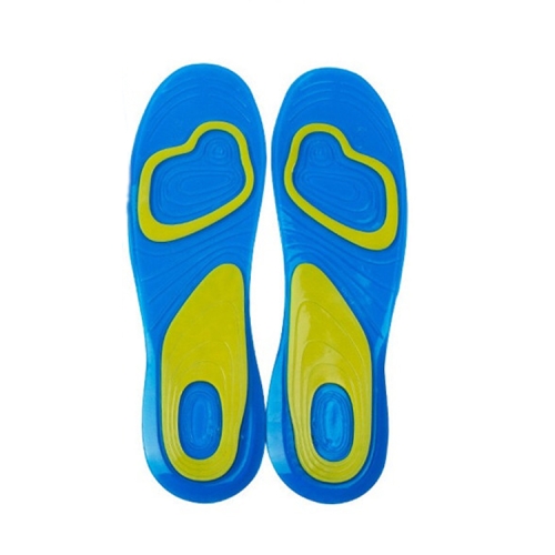 

1 Pair Shock Absorption Silicone Gel Insole Arch Orthotic Pad,Size: Female 38-42