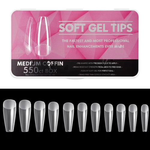 

Scratch-free Ultra-thin Seamless Manicure Nail Plate, Shape: 01 Frosted T Type