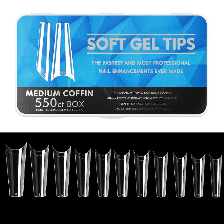 

Scratch-free Ultra-thin Seamless Manicure Nail Plate, Shape: 05 Denim