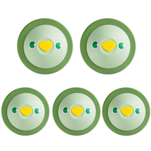 

5PCS FY-S14 Floor Drain Deodorizer Sewer Silicone Cover Seal Toilet Insect-proof Hair Toilet Plug(Green)