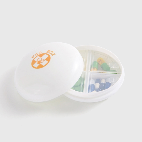 

3 PCS JM062 Convenient Medicine Packaging Box Mini Moisture-proof Sealed Pill Box(Milk White)