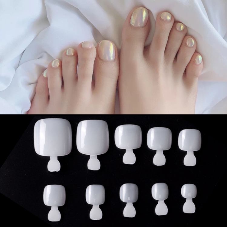 

500 PCS/Bag Lightweight Soft Toe Nail Extension Patch(Natural Color)