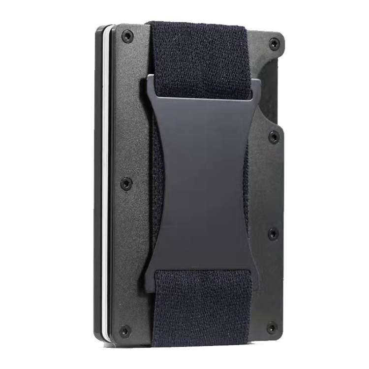 

ZDL-05 Tracker Protection Organizer Metal Card Holder For AirTag(Black)