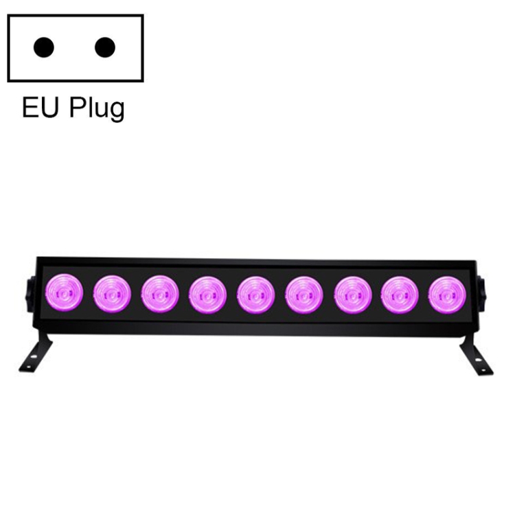 

UV Purple Light Strip Lamp Christmas Decoration Reflection LED Stage Atmosphere Light, Style: Always Bright Type (EU Plug)