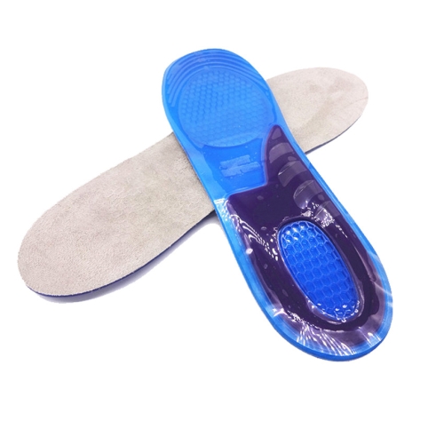 

A210612 1 Pair TPE+GEL Insole Men and Women Honeycomb Shock Absorption Insole,Size: Large