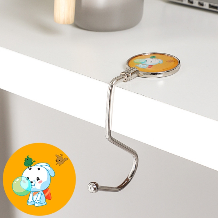 

3 PCS Removable Office Desk Side Hook Hanging Bag Hook(Blowing Bubbles)