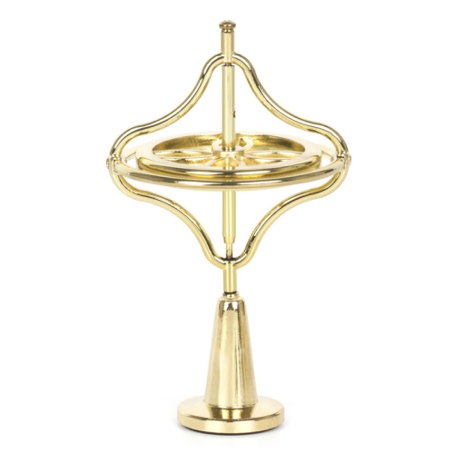

Fingertips Zinc Alloy Decompression Toy Metal Gyroscope, Color: Gold