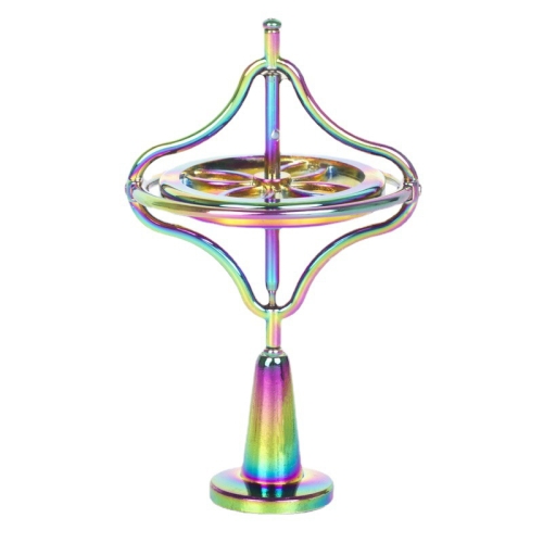 

Fingertips Zinc Alloy Decompression Toy Metal Gyroscope, Color: Colorful