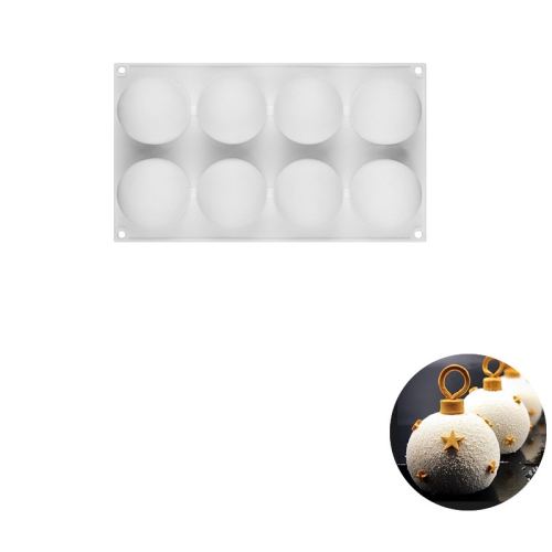 

Mousse Cake Baking Silicone Mold, Specification: 8 Balls