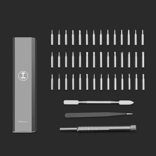 

GREENER Screw Knife Set Disassembling Maintenance Tool, Series: 44 In 1 Aluminum Barrel