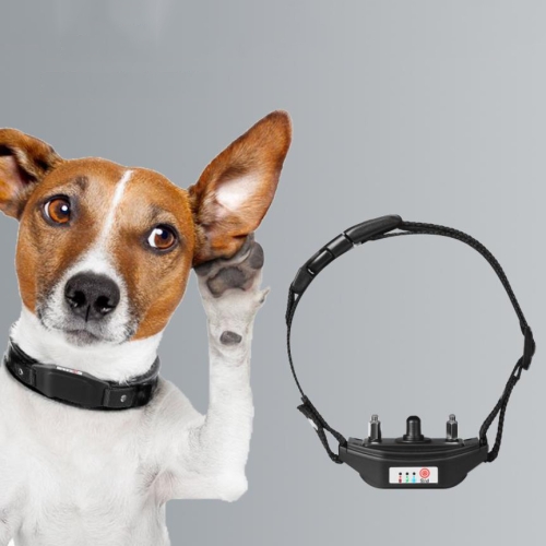 

Intelligent Anti-barking Device Dog Trainer Collar, Style: Vibration+Electric Shock+Sound(Black)